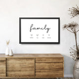 Mockup für Poster Schwarzer Rahmen