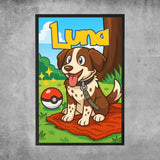 Personalisiertes Poster - Pokémon Haustier