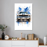 Personalisiertes Poster - Auto Aquarell