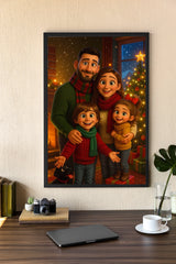 Personalisiertes Poster - Weihnachtsportrait