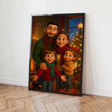 Personalisiertes Poster - Weihnachtsportrait