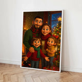 Personalisiertes Poster - Weihnachtsportrait